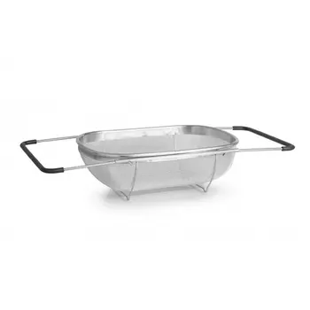 корзина в раковину ATTRIBUTE Steel Touch 34х24см нерж.сталь