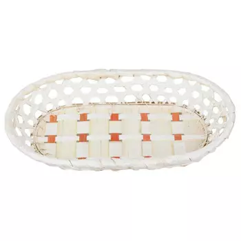 корзинка WALMER Braid 28x17x5см овальная бамбук