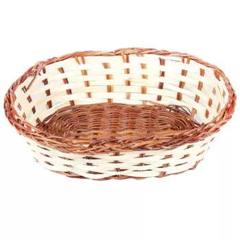 корзинка WALMER Fern 25x19x7см овальная бамбук, папоротник