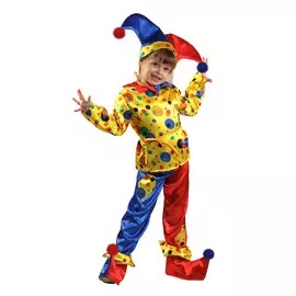 костюм детский Петрушка р.110-56