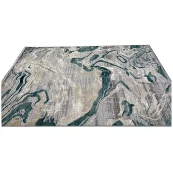 ковер АФИНА 2000х2900мм полиэстр 9011A GREY/D.GREEN