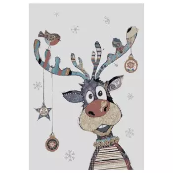 ковер BAMBINI 1330х1950мм полипропилен G2461 WHITE/SEAL