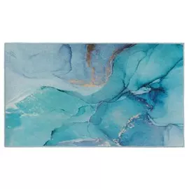 ковер Barocco 600х1000мм полиэстер бирюзовый