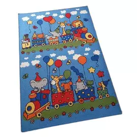 ковер ПАРОВОЗИКИ 505 1000х1500мм полипропилен