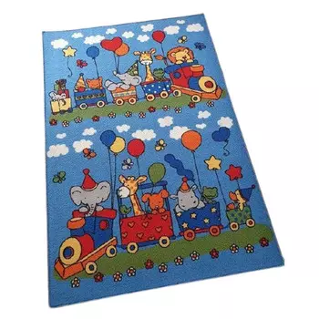 ковер ПАРОВОЗИКИ 505 1000х1500мм полипропилен