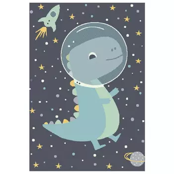 ковер PASTEL KIDS 1200х1700мм полипропилен темно-серый