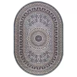 ковер SIERRA D504 BLUE-BROWN 1500х1900мм голубой полипропилен