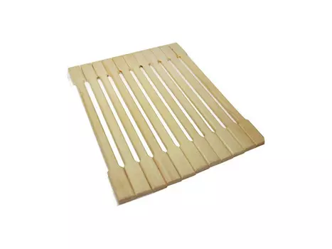 коврик деревянный, липовая рейка