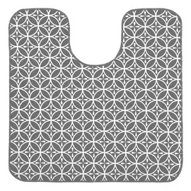 коврик для туалета ВИЛИНА 50х52см пвх полиэстер серый