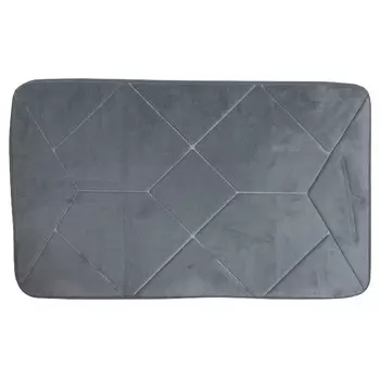 коврик для ванной DASCH Fresh Симметрия 80х50см микрофибра серый