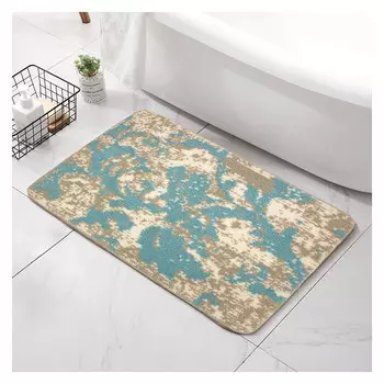 коврик для ванной DASCH Кристал Айс 50х80 бежево-голубой