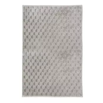 коврик для ванной FORA HONEY 50х80см микрофибра жемчужно-серый