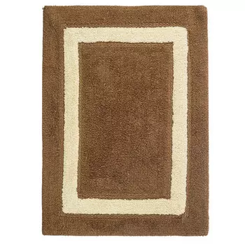 коврик для ванной FORA Классика 50х70см тирамису коричневый