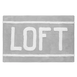 коврик для ванной FORA Loft 80х50см хлопок серый