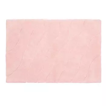 коврик для ванной FORA Trendy 80х50см хлопок розовый