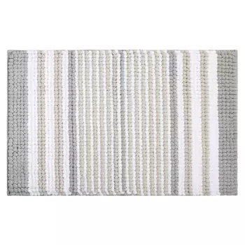 коврик для ванной IDDIS Base 50x80см полиэстер серый