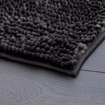 коврик для ванной IDDIS Basic 50х80см графитовы полиэстер/люрекс