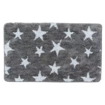 коврик для ванной IDDIS Promo 50х80см полиэстер серый