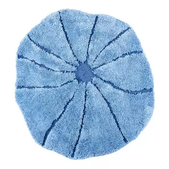 коврик для ванной MOROSHKA Mare 80х80см микрофибра синий