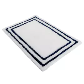 коврик для ванной MOROSHKA Maritime 60x90см акрил белый