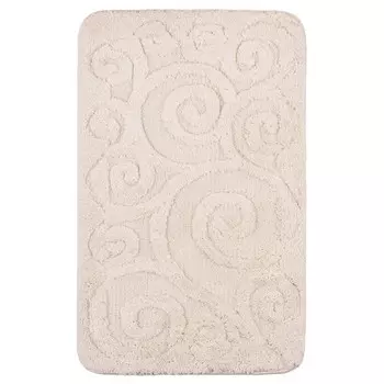 коврик для ванной Moroshka Numkesh 50х80см микрофибра бежевый