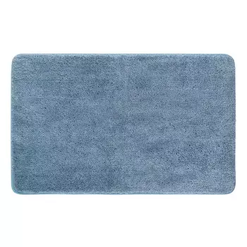 коврик для ванной Moroshka Teriberka 50х80см микрофибра голубой