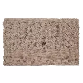 коврик для ванной OFELIS Зигзаг 53х86см бежевый