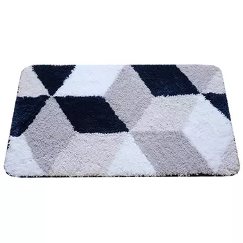 коврик для ванной Орнелла 50х80см микрофибра разноцветный