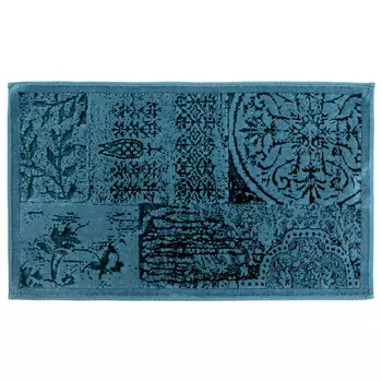 коврик для ванной PRIMA NOVA Mist 60х100см хлопок сапфировый