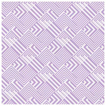 коврик для ванной ВИЛИНА Геометрия 65х150см ПВХ лиловый