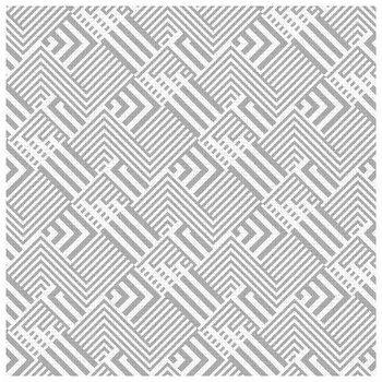 коврик для ванной ВИЛИНА Геометрия 65х150см ПВХ серый