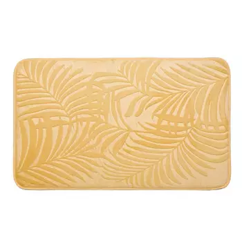коврик для ванной VITARTA Листья 50х80см желтый
