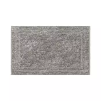 коврик для ванной WASSERKRAFT Main Silver 65х45 см хлопок серый