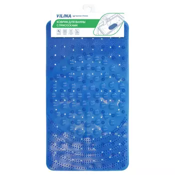 коврик для ванны Гарант 38х69см антискользящий жемчужный