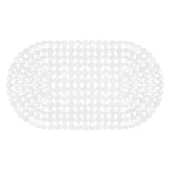 коврик для ванны ВИЛИНА Капля 38х67см антискользящий белый