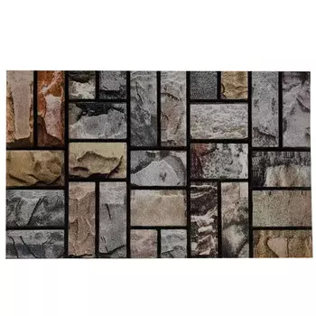 коврик JOY HOME Лидс 45х75см флокированный полиэстер, резина