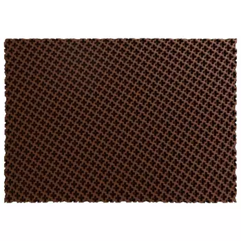коврик Кросс 40х60см универсальный ЭВА, коричневый