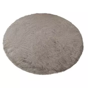 коврик меховой D990мм горностай полиэстер