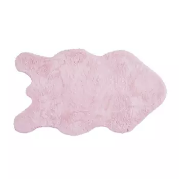 коврик меховой ШКУРА 500х880мм фламинго