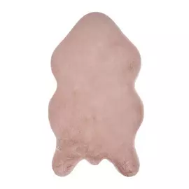 коврик меховой ШКУРА 500х880мм фламинго полиэстер/ТПР