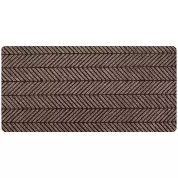 коврик РЫЖИЙ КОТ 67х140см полиэстер, резина, коричневый