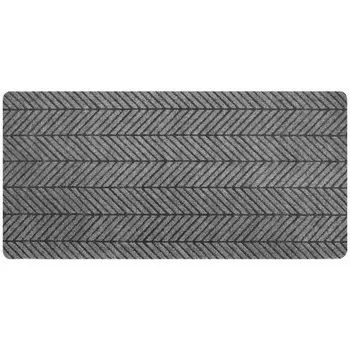 коврик РЫЖИЙ КОТ 67х140см полиэстер, резина, серый