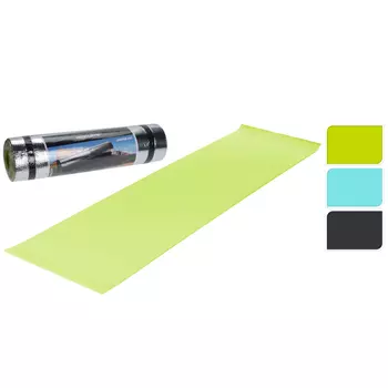 коврик туристический 180х50х0,7см пенопласт/алюминий в асс-те