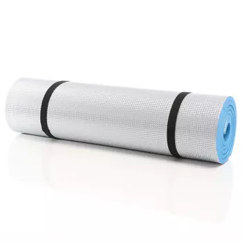 коврик туристический TODELIA 180х50x0,6 голубой,серебрянный