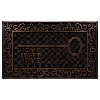 коврик VORTEX Ключ медь 45х75см прямоугольный резина