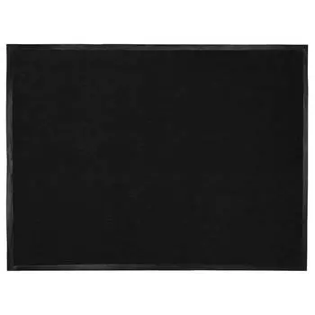 коврик VORTEX Trip 120х150см влаговпитывающий ребристый полиэстр, ПВХ, черный