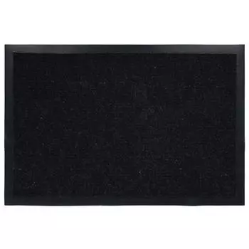 коврик VORTEX Trip 40х60см влаговпитывающий ребристый полиэстр, ПВХ, черный