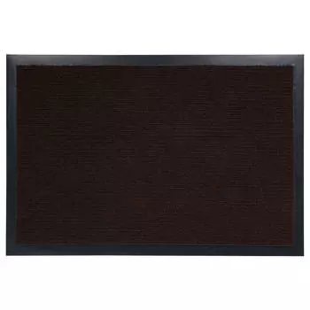 коврик VORTEX Trip 60х90см влаговпитывающий ребристый полиэстр, ПВХ, коричневый