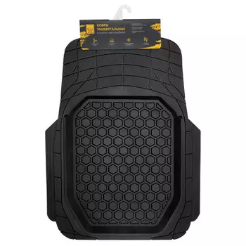 коврики в салон автомобиля универсальные передние резиновые 2шт