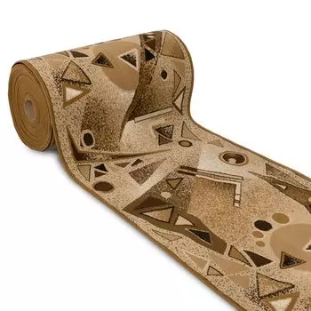 ковровая дорожка Люберецкие ковры Мокко 027/01 бежевая на отрез